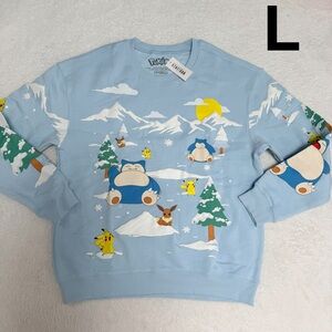 NWT Pokémon Winter Scene Allover Print Crewneck - BoxLunch Exclusive